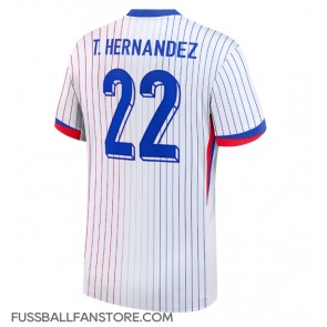 Frankreich Theo Hernandez #22 Replik Auswärtstrikot EM 2024 Kurzarm